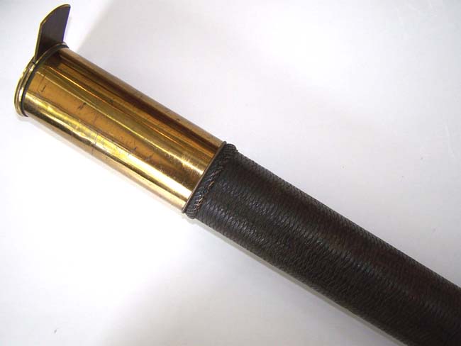An English Single-Draw Antique Telescope circa 1830-1840